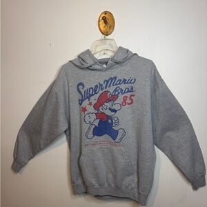 Nintendo Super Mario Gray Hoodie